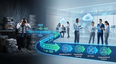 DX時代の必須課題！業務の属人化を解消し、持続可能な組織を作るロードマップ